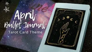 BLACK TAROT CARD INSPIRED THEME | June Bullet Journal