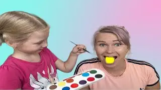мама и сестренка делают Ledy bee мороженное. Видео для девочек