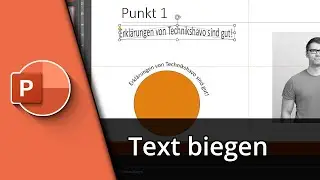 Powerpoint Text biegen | Gebogener Text in Powerpoint ✅ Tutorial