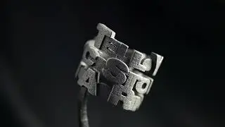 Tell your story with a ring (black steel)
