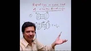 Repulsion is the true test of electrification | Neet | ELECTROSTATICS #shorts #class 12 #rbse