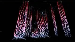 Unreal Engine 4 Niagara Space Columns