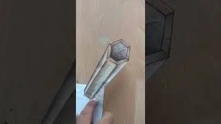 Optical Illusion Drawing#art #drawing #youtubeshorts #3d