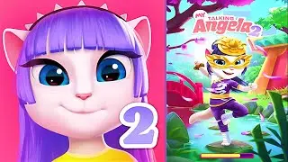 MY Talking Angela 2 walkthrough (iOS, android) Angela is singing and dancing experiences [PART 1]
