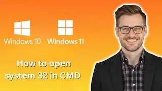 How to open system 32 in CMD Command prompt Windows 1011 (Latest Update)