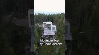 Modern Mountain Top Tiny Home Chalet! (60 Second Airbnb Tour)