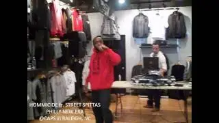 HOMMICIDE fr. STREET SPITTAS PERFORMING LIVE@CAPS IN RALEIGH, NC
