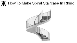How to make spiral staircase in rhino