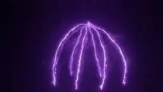 Magic shield VFX effect in black screen