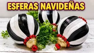 diy esferas bicolor /reutilizar esferas
