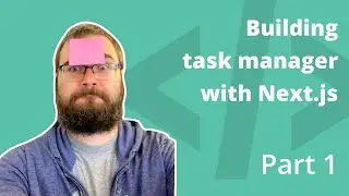 BxJS - Task manager with Next.js (Part 1)