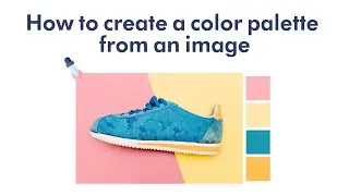 How to create a color palette from an image with Desygner