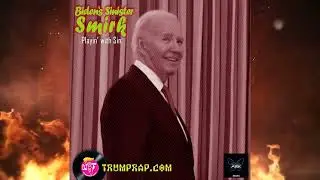 Biden's Sinister Smirk: Playin' With Sin -- DJ 'T' (A.I. Trump) ~ TrumpRap.com