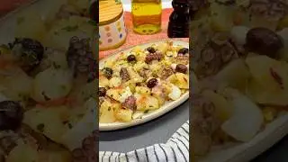 ENSALADA CAMPERA CON PULPO!! Súper rica y fresquita!😜👌🏻 #youtubeshorts #shorts
