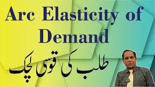 Arc Elasticity of Demand microeconomics | zeatutor | Economics in Urdu/Hindi