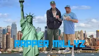 food review with rapper millyz #millyz#foodie #newyork #delicious#hiphop#viralvideo