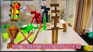 ❌How to make Wooden Traffic head#traffichead
