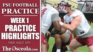FSU Football | Highlights from FSU’s final practice availability before BC game