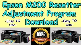 Epson M200 Resetter Adjustment Program Download