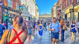 LONDON: Exploring England’s Capital City | Hot Summer Walk in the West End | 4K HDR
