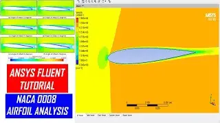 ⚡Ansys Fluent Tutorial NACA Airfoil Analysis