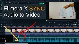 Filmora X - Easily Sync Audio with Video (Avoid this Common Mistake)