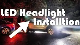 NEW CAR!!! LED HEADLIGHT INSTALLING H7 Nighteye