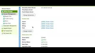 changing domain contacts