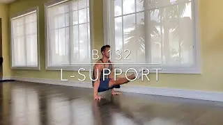 How to L-Support/Pike Press B 132 aerobic gymnastics
