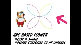#HOW TO MAKE ARC BASED FLOWER #FLOWER IN #PICTOBLOX