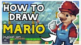 Pixel Art Characters Tutorial #1 : How to Draw Mario!