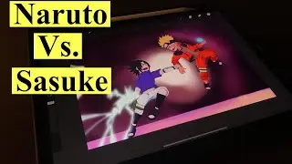 Naruto vs Sasuke Illustration