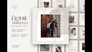 Elodie - Animated Instagram Posts