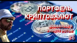 КРИПТОВАЛЮТНЫЙ ПОРТФЕЛЬ #5. Подключаю ботов