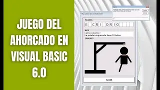 ✔ JUEGO DEL AHORCADO EN VISUAL BASIC 6.0