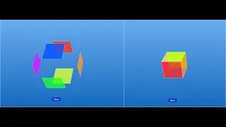 CSS 3D - Cube projection