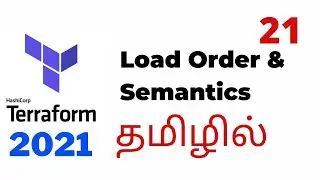 Terraform in Tamil #21 | Load Order and Semantics | 