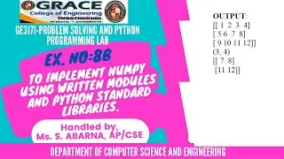 GRACE COE-CSE-GE3171-Problem Solving and Python Programming Laboratory-Ex8b