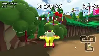 lets play hello kirtty kart racing part 2