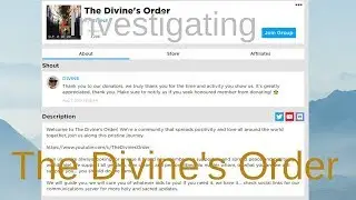 Investigating The Divine's Order | Roblox Investigation