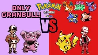 Defeating Red With ONLY Granbull! | Pokémon Gold - NO ITEMS IN BATTLE