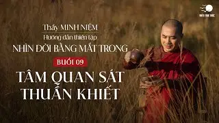 Thầy Minh Niệm | Thiền tọa 09: Tâm quan sát thuần khiết | Chuỗi: Nhìn đời bằng mắt trong