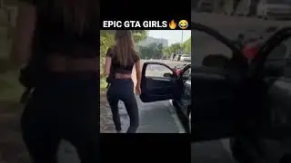 If gta V girls in real life😂funny video❤#shorts #funnyvideos #short #youtubeshorts
