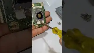 GOLD IN PROJECTOR LENS | RECYCLING ELECTRONIC WASTE #shorts #preciousmetals #goldrecovery