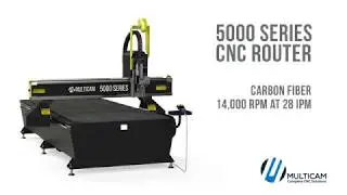 MultiCam | 5000 Series Cutting Carbon Fiber