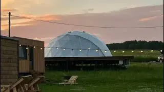 Йога-Поселок Белые Ключи - вид с квадрокоптера