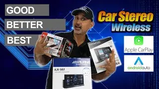 Good Better Best. Double Din Car Stereo Headunit w Wireless Andriod Auto and Wireless Apple CarPlay