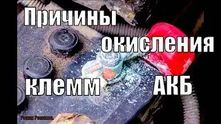 ПРИЧИНЫ ОКИСЛЕНИЯ КЛЕММ АККУМУЛЯТОРА.ПОСЛЕДСТВИЯ.РЕШЕНИЕ ПРОБЛЕМЫ!!!