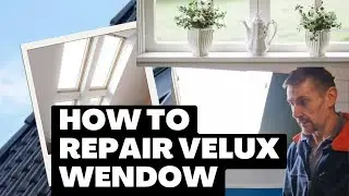 MY CHUPAPIE AND I WE RAPAIR OUR VELUX WENDOW | UPSTAIR #chupapiechannel