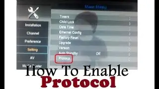 How to enable Protocol on HD Receivers l Satellite One